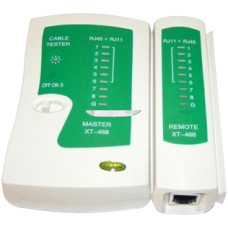 UTP kábel tesztelő UTM0510 UTP/FTP kábel tesztelés, érbekötés tesztelés, koax kábel tesztelés, LED-es. UTP kábel tesztelő UTM0510 UTP/FTP kábel tesztelés, érbekötés tesztelés, koax kábel tesztelés, LED-es.