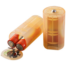 VAPEX 2AA-D Átalakító 2db AA méretű (ceruza) akkumulátorról vagy elemről D (góliát) méretűre. VAPEX 2AA-D Átalakító 2db AA méretű (ceruza) akkumulátorról vagy elemről D (góliát) méretűre.