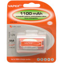 VAPEX 2VTE1100AAA 2db AAA méretű, NiMH mini ceruza akkumulátor, 1.2V, 1100mAh, akkutartó. VAPEX 2VTE1100AAA 2db AAA méretű, NiMH mini ceruza akkumulátor, 1.2V, 1100mAh, akkutartó.