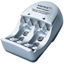 VAPEX VTE200 Univerzális töltő AA, AAA és PP3 méretű NiMH akkumulátorokhoz, LED kijelző. VAPEX VTE200 Univerzális töltő AA, AAA és PP3 méretű NiMH akkumulátorokhoz, LED kijelző.