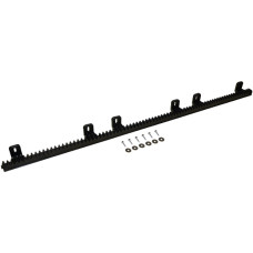 VDS CRM2 1 m Műanyag fogasl&eacute;c, 22x22cm profil, f&eacute;msz&aacute;l erős&iacute;t&eacute;s, felső felfogat&aacute;s, csavarok, 1m.