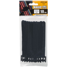 Vezet&eacute;kk&ouml;tegelő 125 x 12 mm 05510 T&eacute;pőz&aacute;ras vezet&eacute;kk&ouml;tegelő, sz&ouml;vet, fekete, 125mm x 12mm, 10db/csomag.