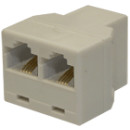 Y toldó 6P4C 3 darab 6P4C aljzattal ellátott telefonos toldó. Y toldó 6P4C 3 darab 6P4C aljzattal ellátott telefonos toldó.