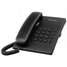 PANASONIC KX-TS500HGB vezet&eacute;kes telefon Black