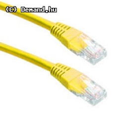 Kab UTP Patch 0,5m Sárga PP12-0.5M/Y Gembrid Kab UTP Patch 0,5m Sárga PP12-0.5M/Y Gembrid