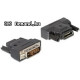 Fordító DVI 25 papa - HDMI mama Delock 65024 Fordító DVI 25 papa - HDMI mama Delock 65024