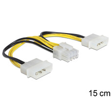 DeLock Cable Power 8 Pin EPS 2 x 4 Pin molex DeLock Cable Power 8 Pin EPS 2 x 4 Pin molex