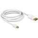 DeLock miniDisplayport dugó Displayport dugó 3m DeLock miniDisplayport dugó Displayport dugó 3m