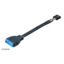 Akasa alaplapi USB2USB3 eszköz adapter AK-CBUB19-10BK Akasa alaplapi USB2USB3 eszköz adapter AK-CBUB19-10BK