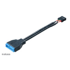 Akasa alaplapi USB2USB3 eszköz adapter AK-CBUB19-10BK Akasa alaplapi USB2USB3 eszköz adapter AK-CBUB19-10BK