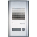 Egy lakásos kaputelefon kültériegység, 2 vezetékes, eloxált alumínium ház. Egy lakásos kaputelefon kültériegység, 2 vezetékes, eloxált alumínium ház.