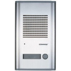 Egy lak&aacute;sos kaputelefon k&uuml;lt&eacute;riegys&eacute;g, 2 vezet&eacute;kes, elox&aacute;lt alum&iacute;nium h&aacute;z.