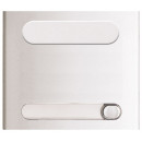 1 nyomógombos kültéri panel, névtáblával, információs sávval. 1 nyomógombos kültéri panel, névtáblával, információs sávval.