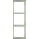 Takarókeret, 3 modulos Golmar NX sorozatú kültéri egységekhez, inox.