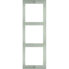 Takarókeret, 3 modulos Golmar NX sorozatú kültéri egységekhez, inox. Takarókeret, 3 modulos Golmar NX sorozatú kültéri egységekhez, inox.