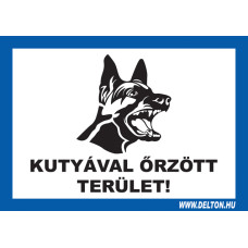 KUTY&Aacute;VAL &Ouml;RZ&Ouml;TT TER&Uuml;LET!, A4 matrica &uuml;vegre.
