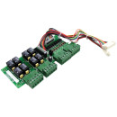 Ajtóvezérlés bővítő panel AR-716-hoz, 8 db relékimenet, 8 db kilépési gomb bemenet. Ajtóvezérlés bővítő panel AR-716-hoz, 8 db relékimenet, 8 db kilépési gomb bemenet.