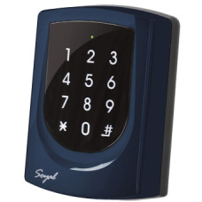 Kártyaolvasó és kódbillentyűzet hálózathoz vagy önálló vezérlőkhöz, EM125kHz, kék. Kártyaolvasó és kódbillentyűzet hálózathoz vagy önálló vezérlőkhöz, EM125kHz, kék.