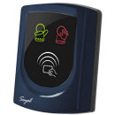Közelítőkártyás segédolvasó beléptetőrendszerekhez, EM125kHz, időjárásálló, kék. Közelítőkártyás segédolvasó beléptetőrendszerekhez, EM125kHz, időjárásálló, kék.