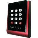 Önálló vezérlő vagy hálózati, kártyaolvasó, billentyűzet, ajtóvezérlő,RS-485,fekete/piros. Önálló vezérlő vagy hálózati, kártyaolvasó, billentyűzet, ajtóvezérlő,RS-485,fekete/piros.