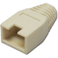 Törésgátló 8P8C UTP és FTP dugaszhoz, kivágott füles, fehér. Törésgátló 8P8C UTP és FTP dugaszhoz, kivágott füles, fehér.