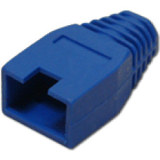 Törésgátló 8P8C UTP és FTP dugaszhoz, takaró füles, kék.