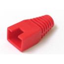 Törésgátló 8P8C UTP és FTP dugaszhoz, kivágott füles, piros. Törésgátló 8P8C UTP és FTP dugaszhoz, kivágott füles, piros.