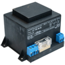 Transzformátor, 45VA, 24V váltóáram, műanyag dobozban kiöntött, biztosítékkal. Transzformátor, 45VA, 24V váltóáram, műanyag dobozban kiöntött, biztosítékkal.