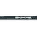 ZYXEL Switch 24x1000Mbps+2xSFP Smart Menedzselhető