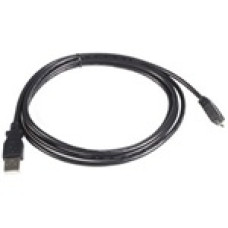 OEM USB A - USB micro B M/M adatk&aacute;bel 0.6m fekete