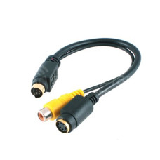 BRAND mini DIN 7pinS-VHS+RCA s&aacute;rga