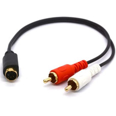 BRAND mini DIN 7pinS-VHS+RCA s&aacute;rga &aacute;talak&iacute;t&oacute;