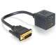 DeLock DVI 25 male to 2x HDMI female adapter DeLock DVI 25 male to 2x HDMI female adapter