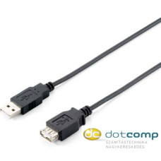 Equip 128850 USB 2.0 A-A hosszabb&iacute;t&oacute;k&aacute;bel apa - anya dupl&aacute;n &aacute;rny&eacute;kolt 1,8m