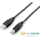 Equip 128860 USB 2.0 A-B nyomtató kábel apa - apa duplán árnyékolt 1,8m Equip 128860 USB 2.0 A-B nyomtató kábel apa - apa duplán árnyékolt 1,8m