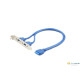 Gembird Cablexpert USB 3.0 kivezetés alaplaphoz /CC-USB3-RECEPTACLE/