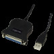 LogiLink USB-ből párhuzamos kábel (parallel), D-SUB, 25pin