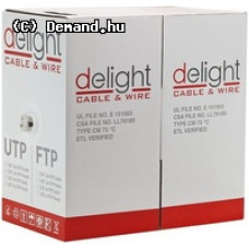 DELIGHT Tömör 4 x 2 x 0,5 FTP CAT6 20048 FTP CAT.6, strukturált, alufólia árnyékolt kábel, CCA erek /méter DELIGHT Tömör 4 x 2 x 0,5 FTP CAT6 20048 FTP CAT.6, strukturált, alufólia árnyékolt kábel, CCA erek /méter