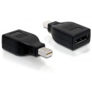 DELOCK Átalakító mini Displayport 1.2 male to Displayport female, fekete DELOCK Átalakító mini Displayport 1.2 male to Displayport female, fekete