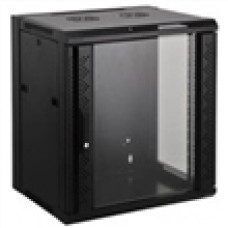 Manhattan Intellinet 711777 19" Wallmount Cabinet 9U, 500 (h) x 570 (w) x 450 (d) mm, Flatpack, Feke