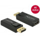 Delock 65573 Adapter Displayport 1.2 apa  HDMI anya 4K Aktív fekete
