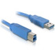 Delock 82581 USB 3.0 összekötő kábel A/B, 3m