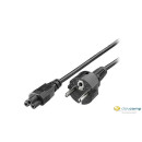Equip 112150 notebook tápkábel, földelt, 1,8m, fekete, C5 Equip 112150 notebook tápkábel, földelt, 1,8m, fekete, C5