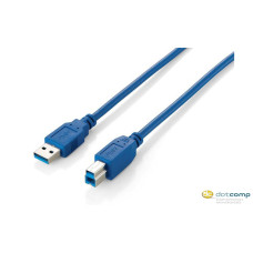 Equip 128292 USB 3.0 A-B k&aacute;bel, apa/apa, dupl&aacute;n &aacute;rny&eacute;kolt, 1,8m