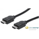 Manhattan 323222 High Speed HDMI kábel Ethernet-tel (3m) fekete Manhattan 323222 High Speed HDMI kábel Ethernet-tel (3m) fekete