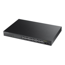 ZYXEL Switch 24x1000Mbps+2xSFP POE (175 Watt) Smart Menedzselhető ZYXEL Switch 24x1000Mbps+2xSFP POE (175 Watt) Smart Menedzselhető