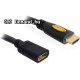 Delock DL83079 High Speed HDMI Ethernet A-A apa-anya hosszabító kábel 1m Delock DL83079 High Speed HDMI Ethernet A-A apa-anya hosszabító kábel 1m