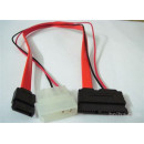 microSata + 2pin molex, SATA átalakító microSata + 2pin molex, SATA átalakító