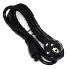 OEM 230V vill&aacute;sdug&oacute; CEE 7/7 - C5 M/F t&aacute;pk&aacute;bel 1.8m notebookhoz, fekete