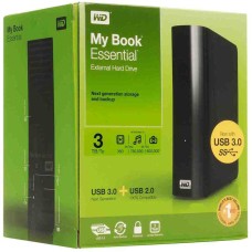WESTERN DIGITAL 3TB 3.5" My Book Essential Black USB 3.0 WDBACW0030HBK-EESN
